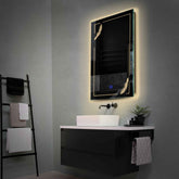 Espejo LED Vertical | Botón táctil | Luz blanca cálida - Reyze Seria Good Vibes Model 2